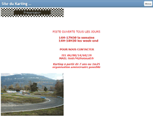 Tablet Screenshot of kartingdumontblanc.com